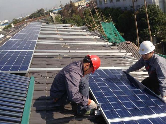 泰联-晶科马陆9.54kw屋顶太阳能光伏发电站项目安装案例